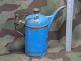 Blue Petroleum Can
