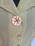 Lightweight Yellow Stripe Dress <br> (B-40" W-28" H-40")