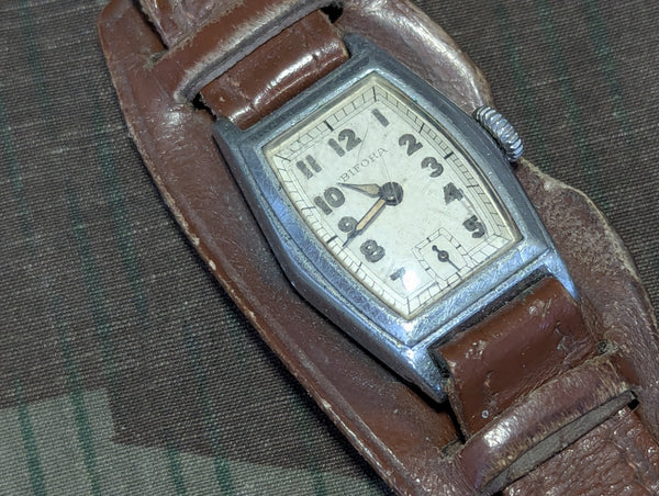 Bifora Men's Wristwatch 15 Jewels DRGM with Extra Band