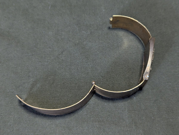 Army Sweetheart Locket Cuff Bracelet