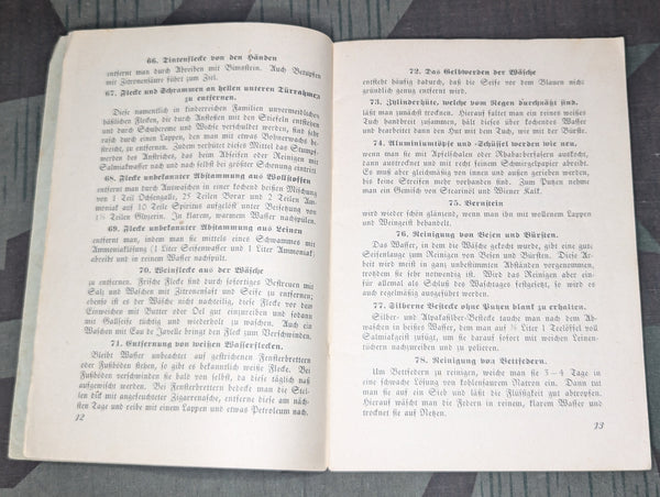Original Hausfrau Housekeeping Tips Book
