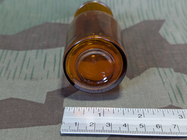 Ol. Bergamottae German Glass & Enamel Apothecary Bottle (Bergamot Essential Oil)