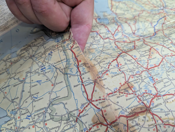 German DDAC Road Condition Map 1936