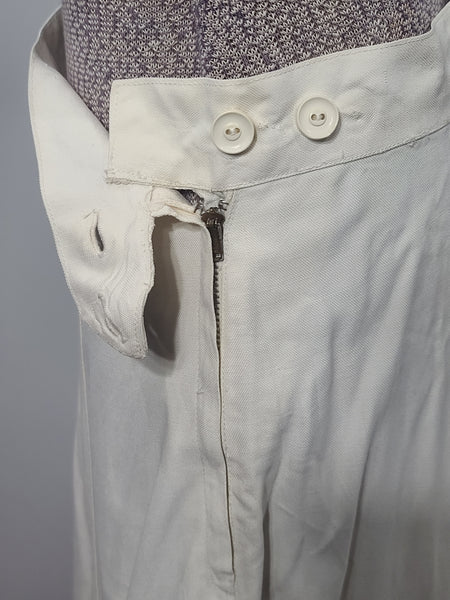 NNC Navy Nurse White Uniform Jacket and Skirt <br> (B-33" W-25" H-33.5")