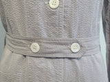 American Red Cross Gray Lady Seersucker Uniform Dress and Hat <br> (B-36" W-28" H-36")