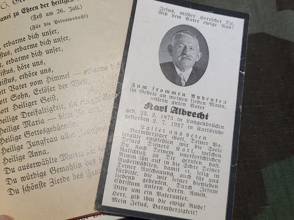 Mein Nazareth Catholic Prayer Book 1930 and Papers (1913-1937)