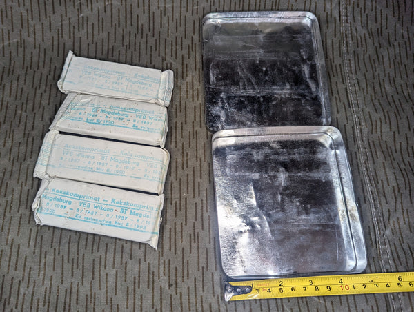 East German Rations Kekskomprimat in Tin 1987