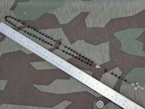 German Rosary in Black