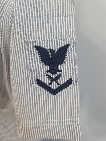 Coast Guard SPARS Seersucker Work Uniform Dress <br> (B-34" W-23" H-31")