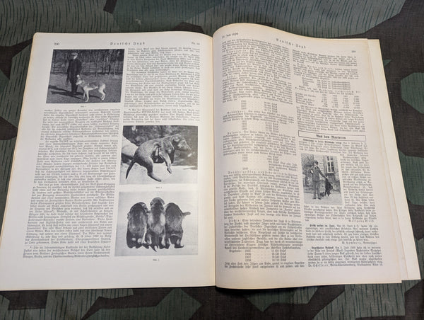 Deutsche Jagd Hunting Magazine July 1939 Nr.16