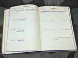 1941 Pocket Calendar Soldier Stationed in Belgium