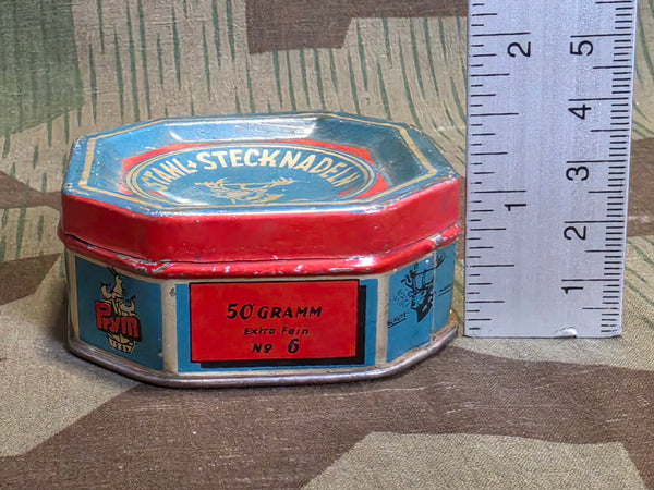 Hirsch Stahlstecknadeln Sewing Pin / Needle Tin (AS-IS)