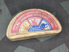 Original German Paper Cheese Container Bergfreund Auswahl