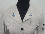 Navy WAVES Seersucker Jacket <br> (36" Bust)