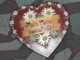 Wooden Decorative Edelweiss Wall Plaque