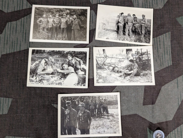 Lot of 5 Gebirgsjager Pictures Austrian Tunics