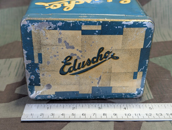 Eduscho Kaffee Kakao Tee Tin Eduard Schopf