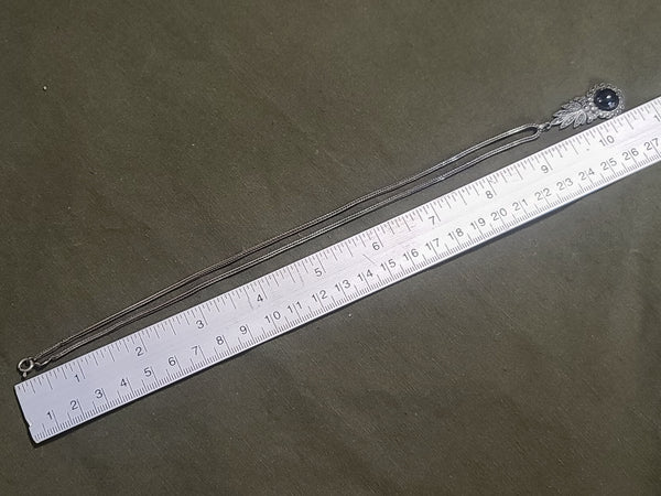 Sterling Silver Marcasite Necklace 925 Italy