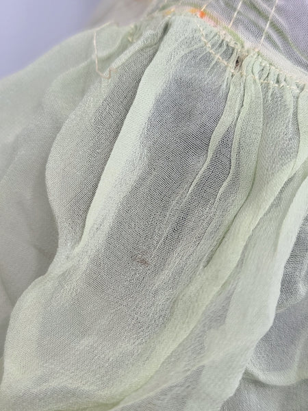 1920s Crepe Flapper Dress XXS <br> (31" Bust)