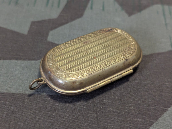 Spring Loaded Double Reichsmark Coin Holder with 5 Coins