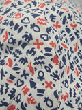 Symbols Novelty Print Dress <br> (B-41" W-35" H-41")