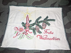 Frohe Weihnachten Handmade Pillow Cover
