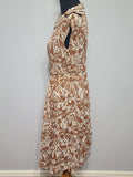 Harvest Print Dress <br> (B-36" W-30")