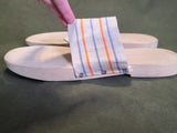 Sinclair Wood Product Wooden Shower Shoes Sandals (Size M)