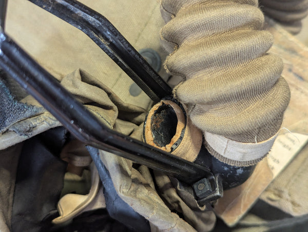 Original 1917 US Gasmask Size 3 Named W.F.Manire