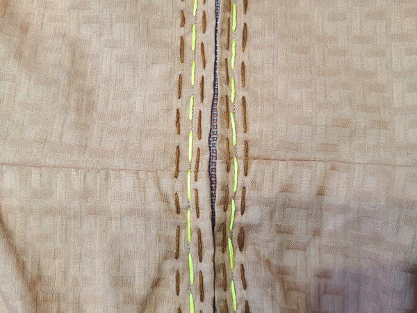 Brown Zipper Front Dress <br> (B-40" W-31.5" H-40")