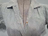 WAVES Seersucker Work Dress <br> (B-36" W-25" H-30")