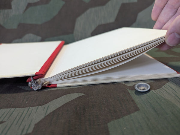 German Soldier's EMPTY Photo Album Hand Painted Cover