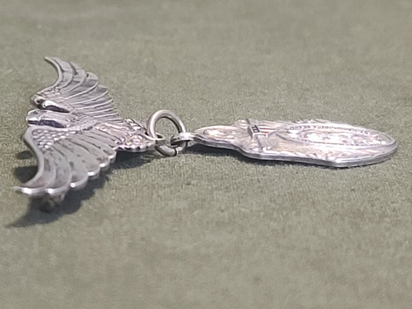 St Sebastian Patron of Soldiers Sweetheart Brooch Sterling
