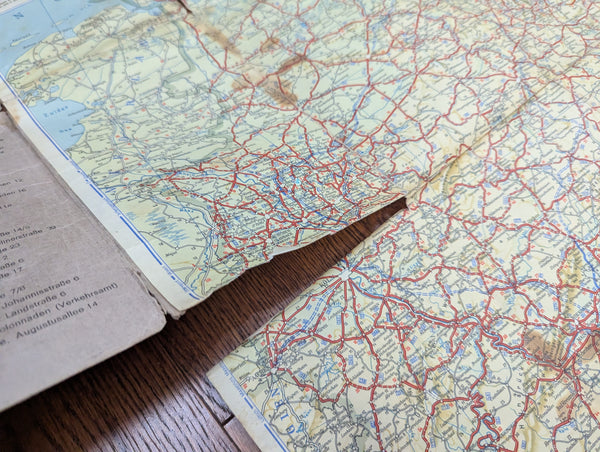German DDAC Road Condition Map 1936