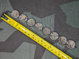German Edelweiss and Deer Bracelet