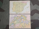 Nationalblatt Map Leaflets 1939 (Lot of 8)