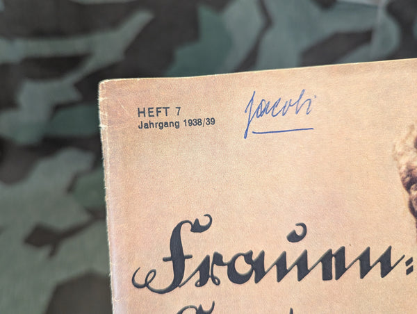 Frauen Fleiss Women's Knitting Pattern Magazine Heft 7 1938/39