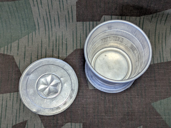 Collapsible Aluminum Cup with Star Lid