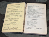 1938 Austrian Military Pocket Calendar Book
