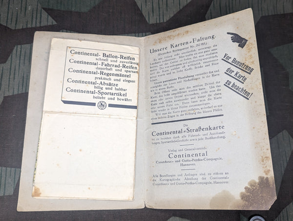 Continental Bike and Car Map of Dresden Area