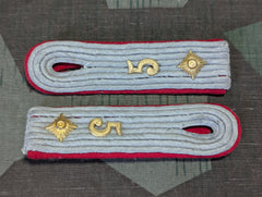 Original Artillery Oberleutnant Shoulder Boards Pair