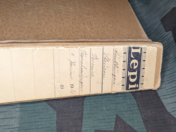 Pre War Lepi 2 Ring Binder 1936