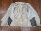 German Winter Lamb Coat G.I. Used