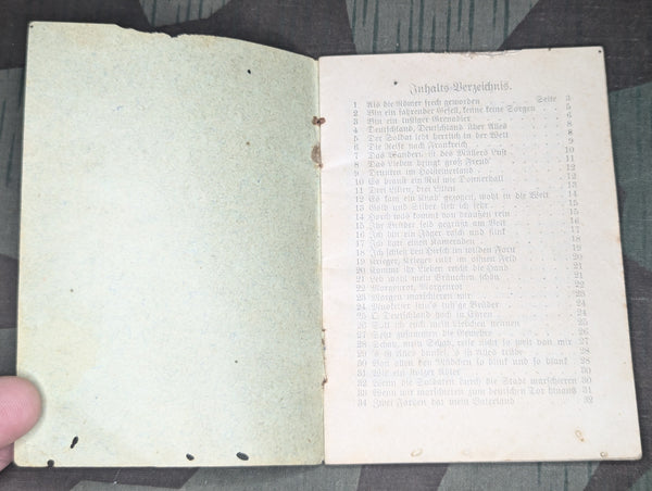 WWI Marschlieder Texte Soldier's Song Book