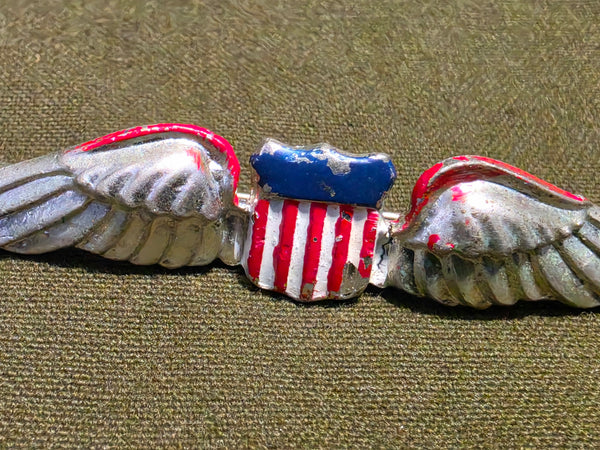 Wing Shield Sweetheart Pin