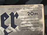 Der Adler Magazine 17 September 1940 Heft 19
