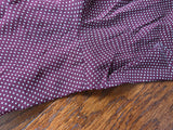 Maroon Dress with Tiny Polka Dots <br> (B-46" W-38.5" H-46")