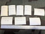 8 Soldier Photos Montbéliard France May 1942 (Writing on the Backs)