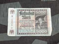 5000 Mark Banknote 1922