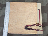 Empty Photo Album Soldatenzeit Hand Painted Wood Cover 9 Battr. Regt.257